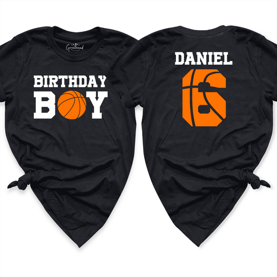 Boy Birthday shirt Black - Greatwood Boutique
