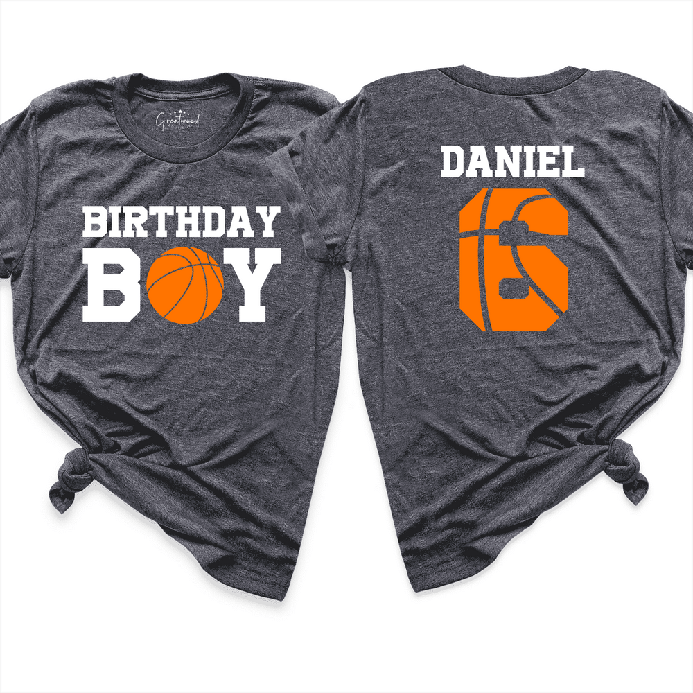 Boy Birthday shirt D.Grey - Greatwood Boutique