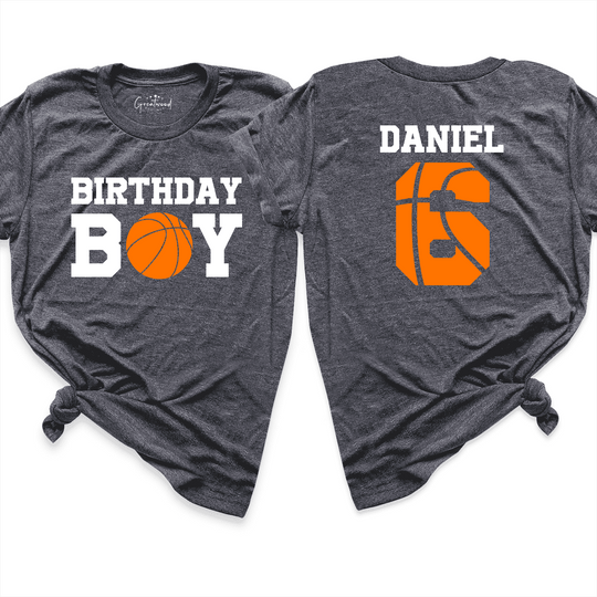 Boy Birthday shirt D.Grey - Greatwood Boutique