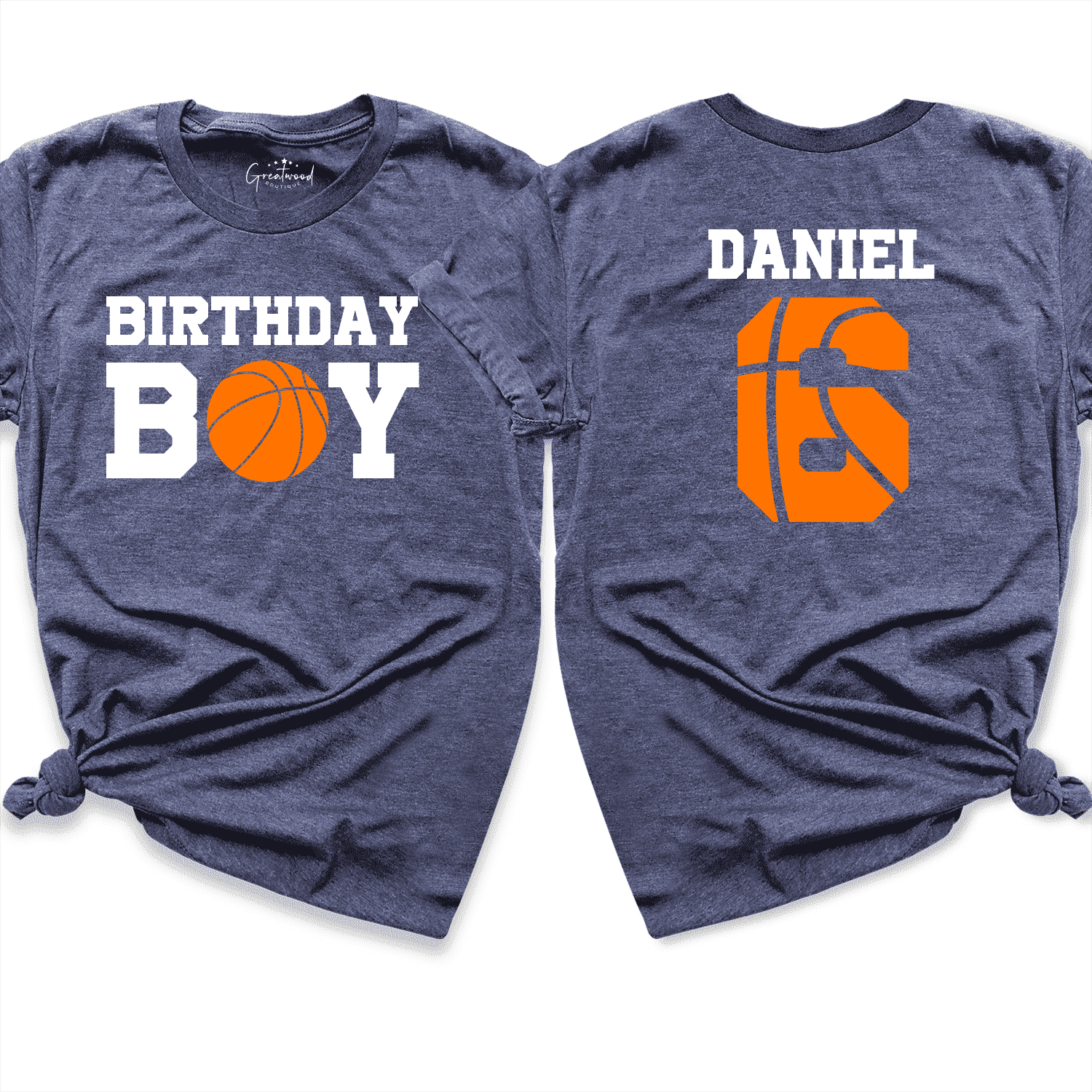 Boy Birthday shirt Navy - Greatwood Boutique