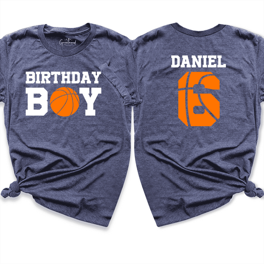 Boy Birthday shirt Navy - Greatwood Boutique