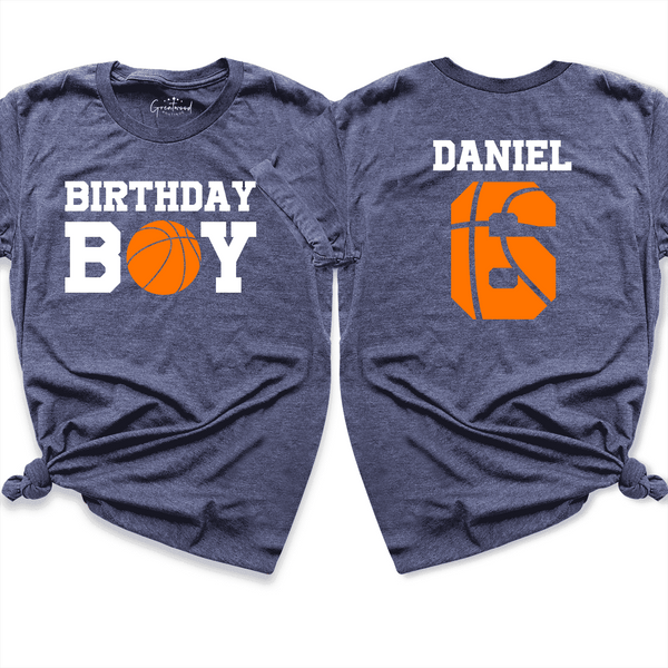Boy Birthday shirt Navy - Greatwood Boutique