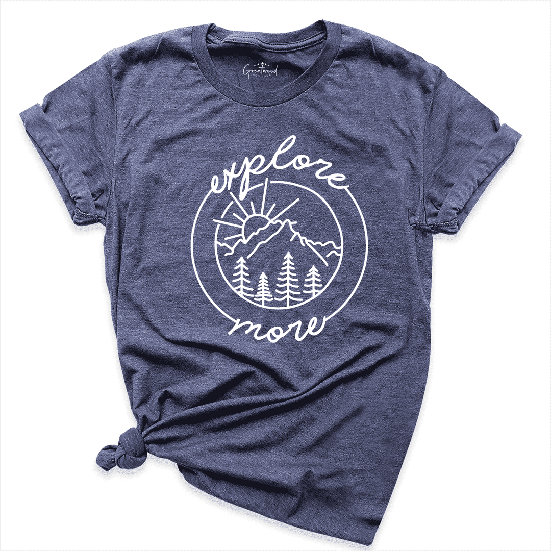 Explore More Shirt Navy - Greatwood Boutique