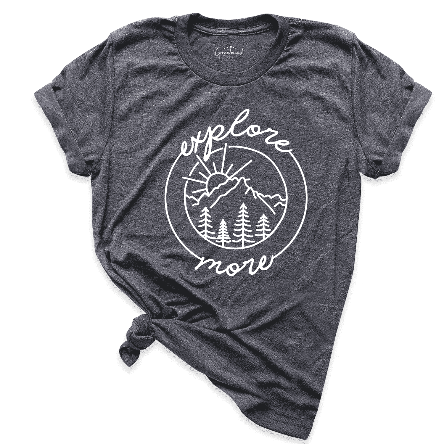 Explore More Shirt D.Grey - Greatwood Boutique