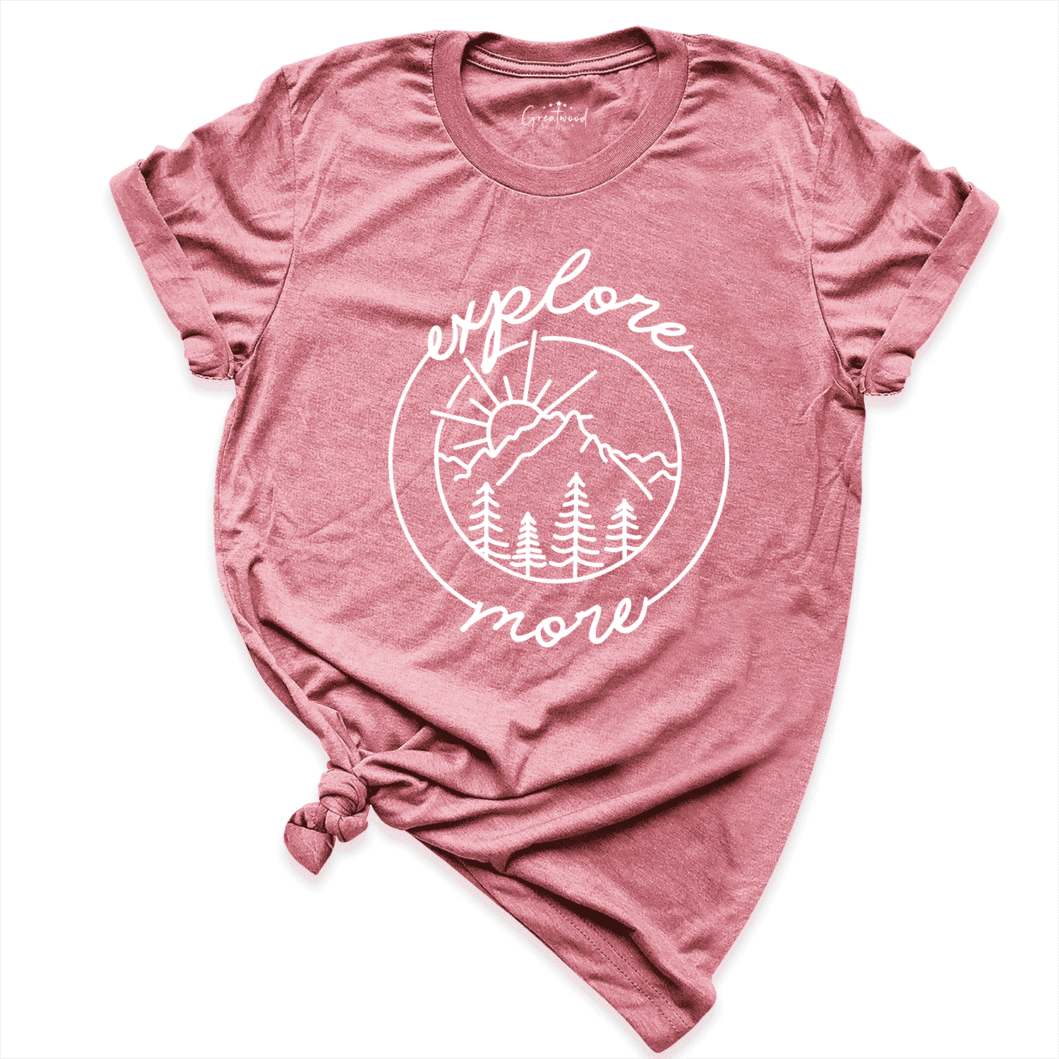 Explore More Shirt Mauve - Greatwood Boutique
