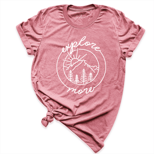 Explore More Shirt Mauve - Greatwood Boutique