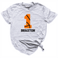 Custom Basketball Number Shirt Grey - Greatwood Boutique
