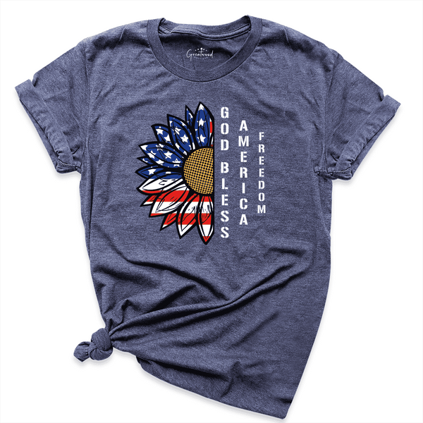 God Bless America Freedom Shirt Navy - Greatwood Boutique