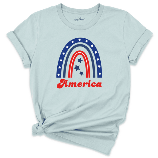 America Shirt Blue - Greatwood Boutique