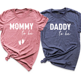 Dadd & Mommy To Be Shirt Mauve - Greatwood Boutique