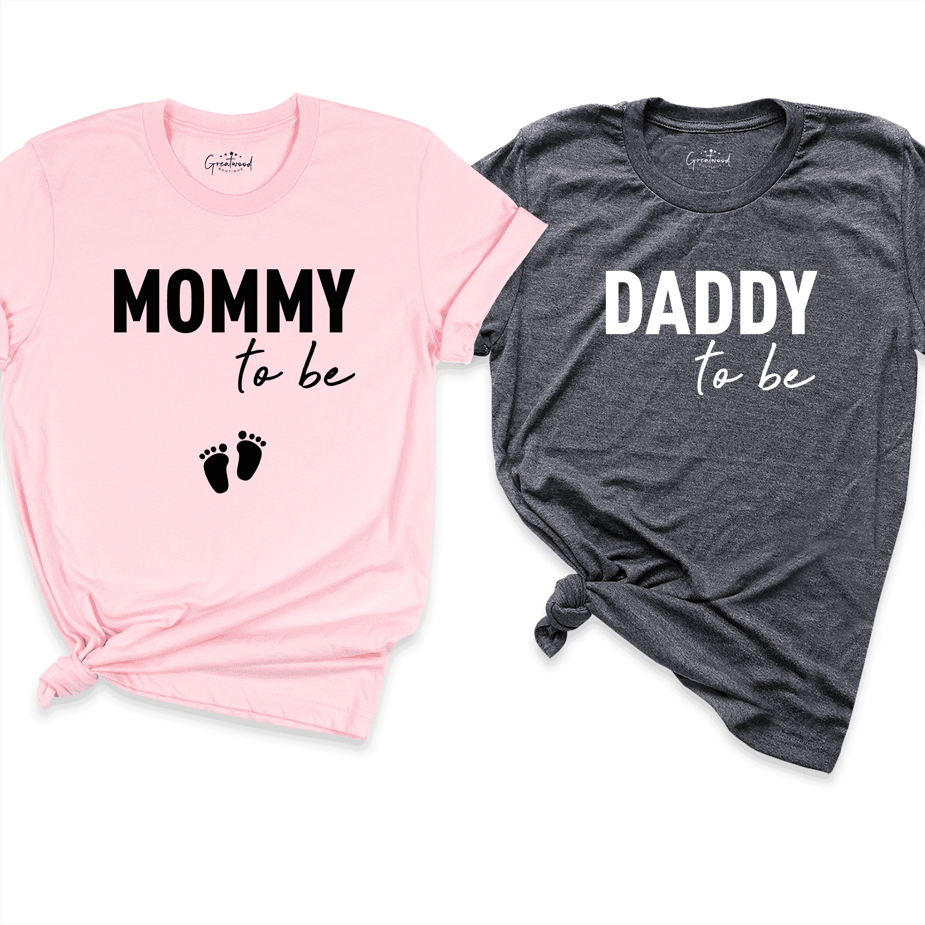 Dadd & Mommy To Be Shirt Pink - Greatwood Boutique