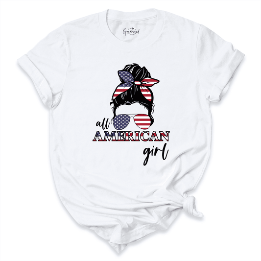 All American Family Shirt White - Greatwood Boutique