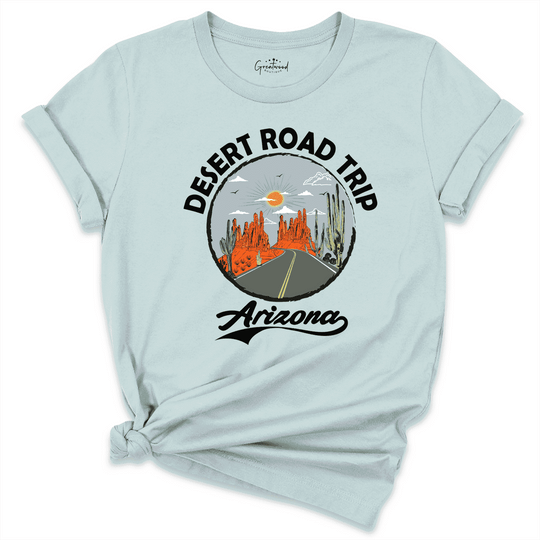 Desert Road Trip Shirt Blue - Greatwood Boutique
