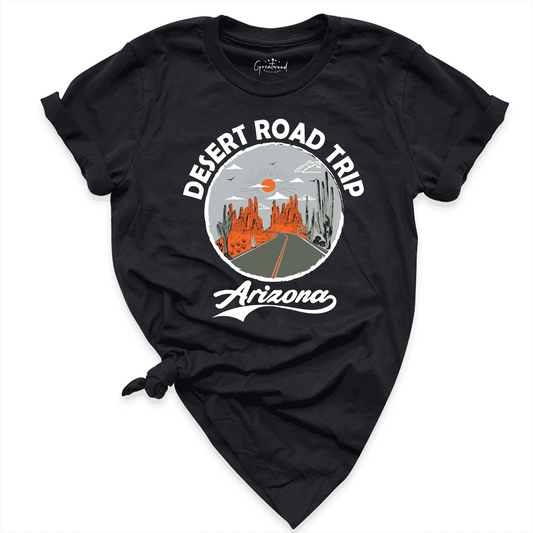 Desert Road Trip Shirt Black - Greatwood Boutique