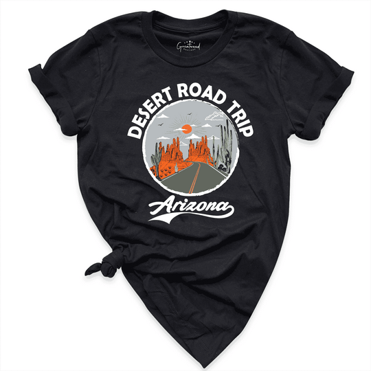 Desert Road Trip Shirt Black - Greatwood Boutique