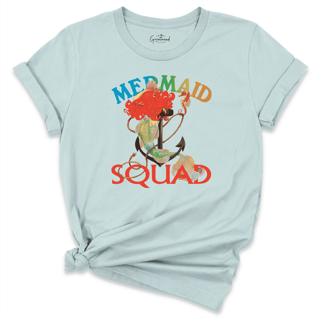 Mermaid Squad Shirt Blue - Greatwood Boutique