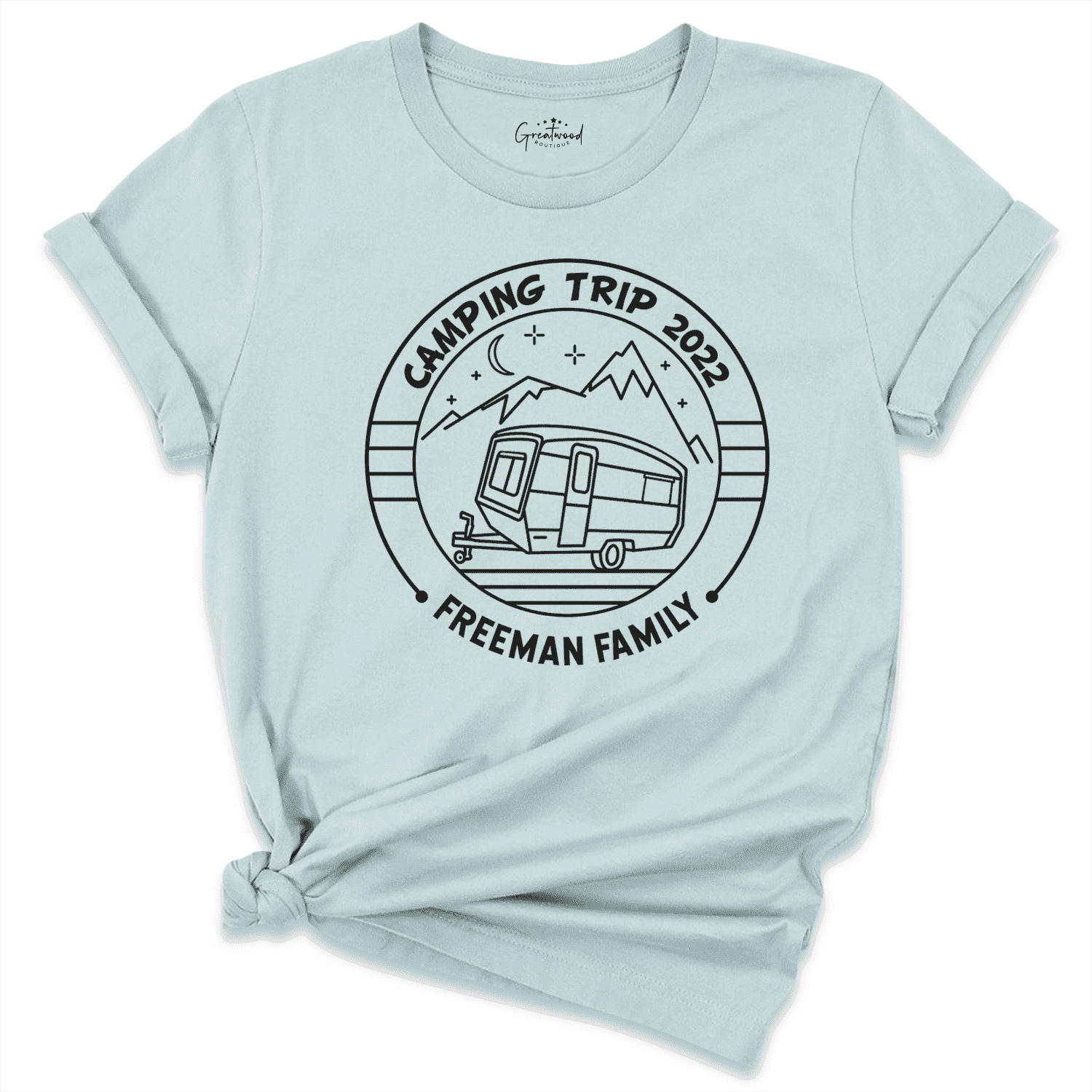 Camping Trip 2022 Shirt Blue - Greatwood Boutique