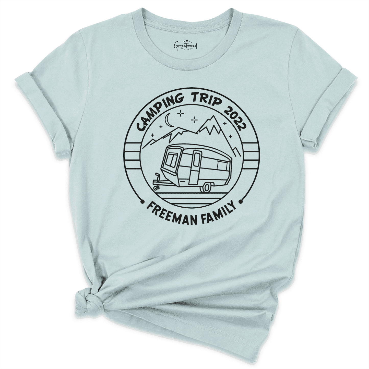 Camping Trip 2022 Shirt Blue - Greatwood Boutique