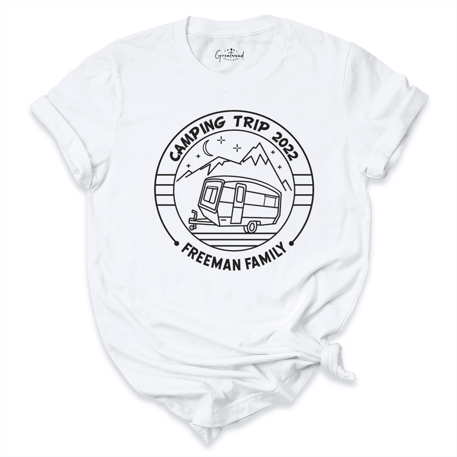 Camping Trip 2022 Shirt White - Greatwood Boutique