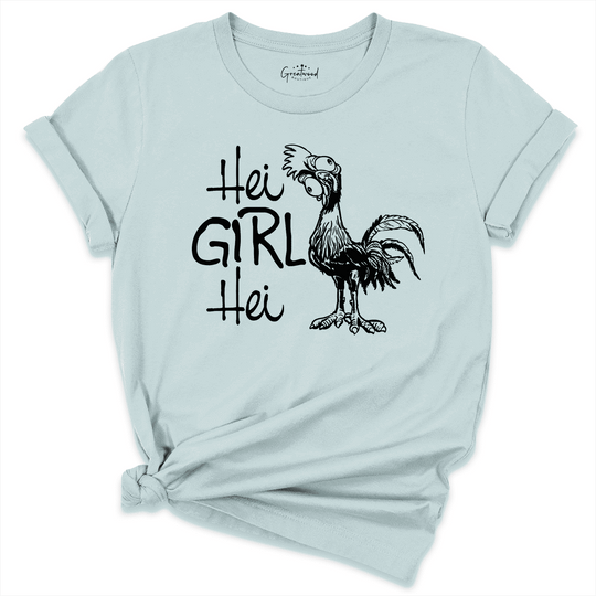 Hei Girl Hei Shirt Blue - Greatwood Boutique