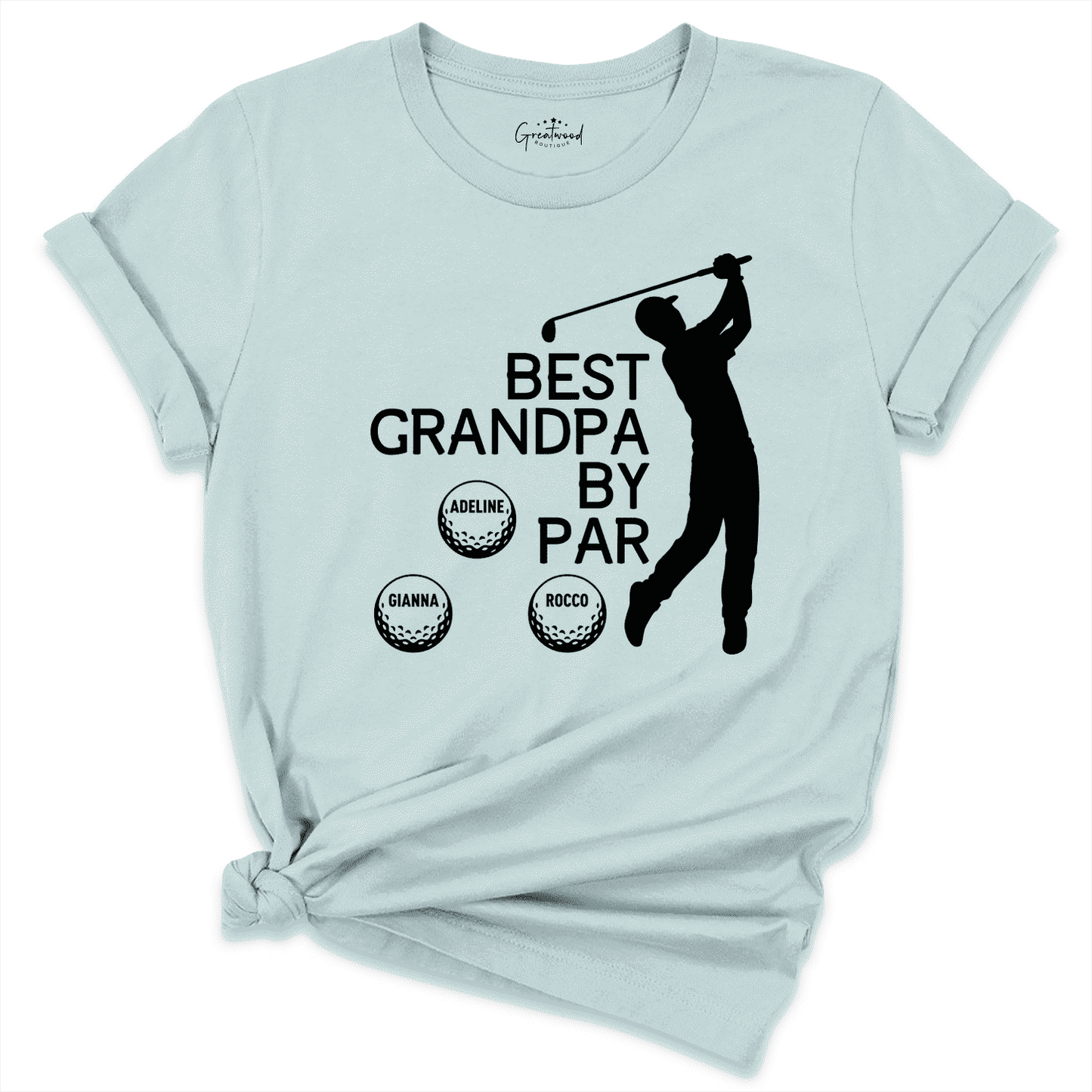 Best Grandpa By Par Shirt Blue - Greaywood Boutique