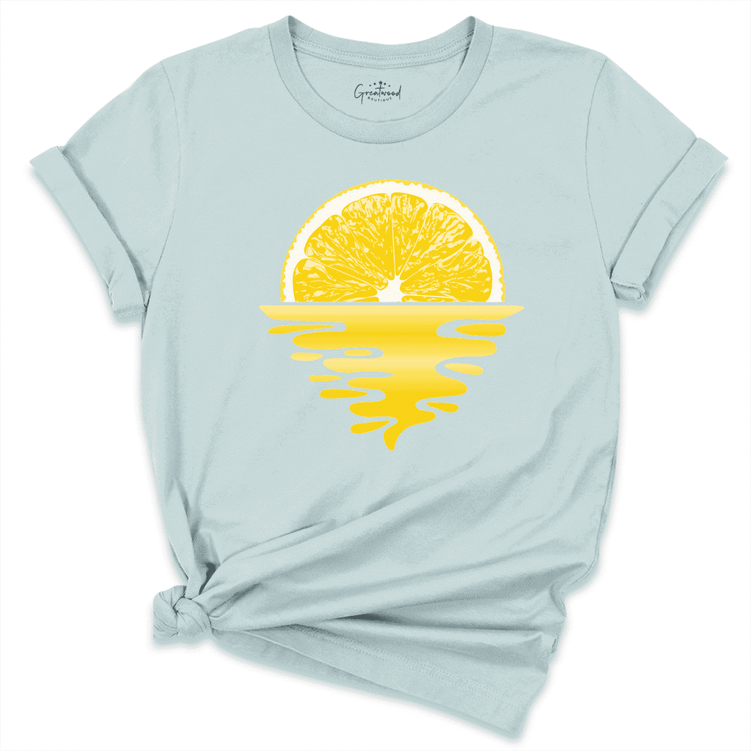 Summer Lemon Shirt Blue - Greatwood Boutique