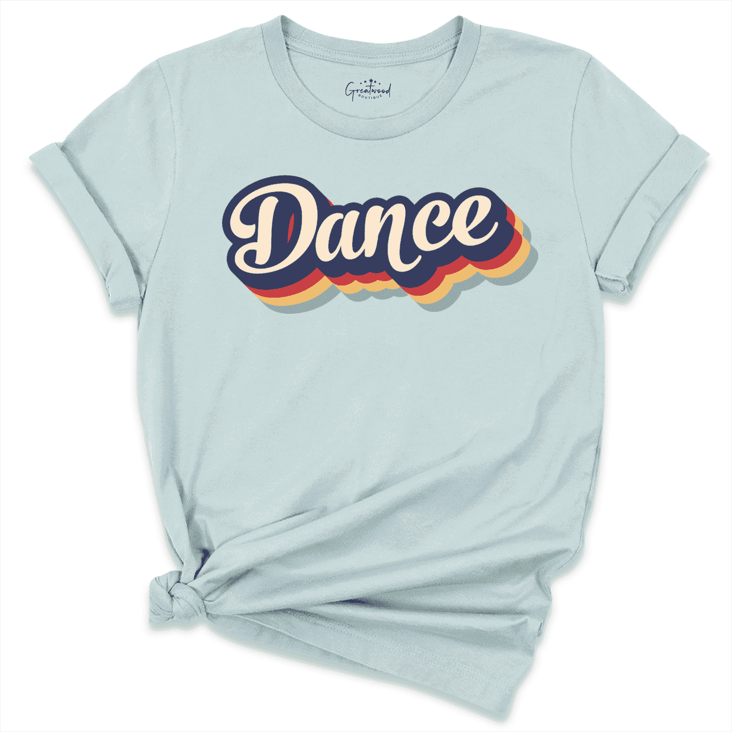 Dance Retro Shirt Blue - Greatwood Boutique