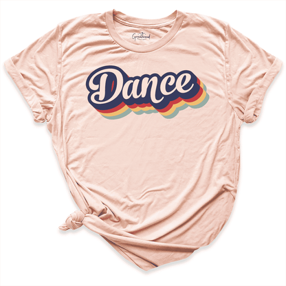 Dance Retro Shirt Peach - Greatwood Boutique
