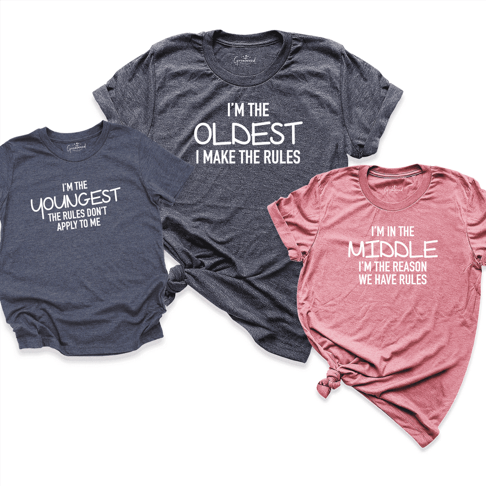 Family Matching Shirt D.Grey - Greatwood Boutique