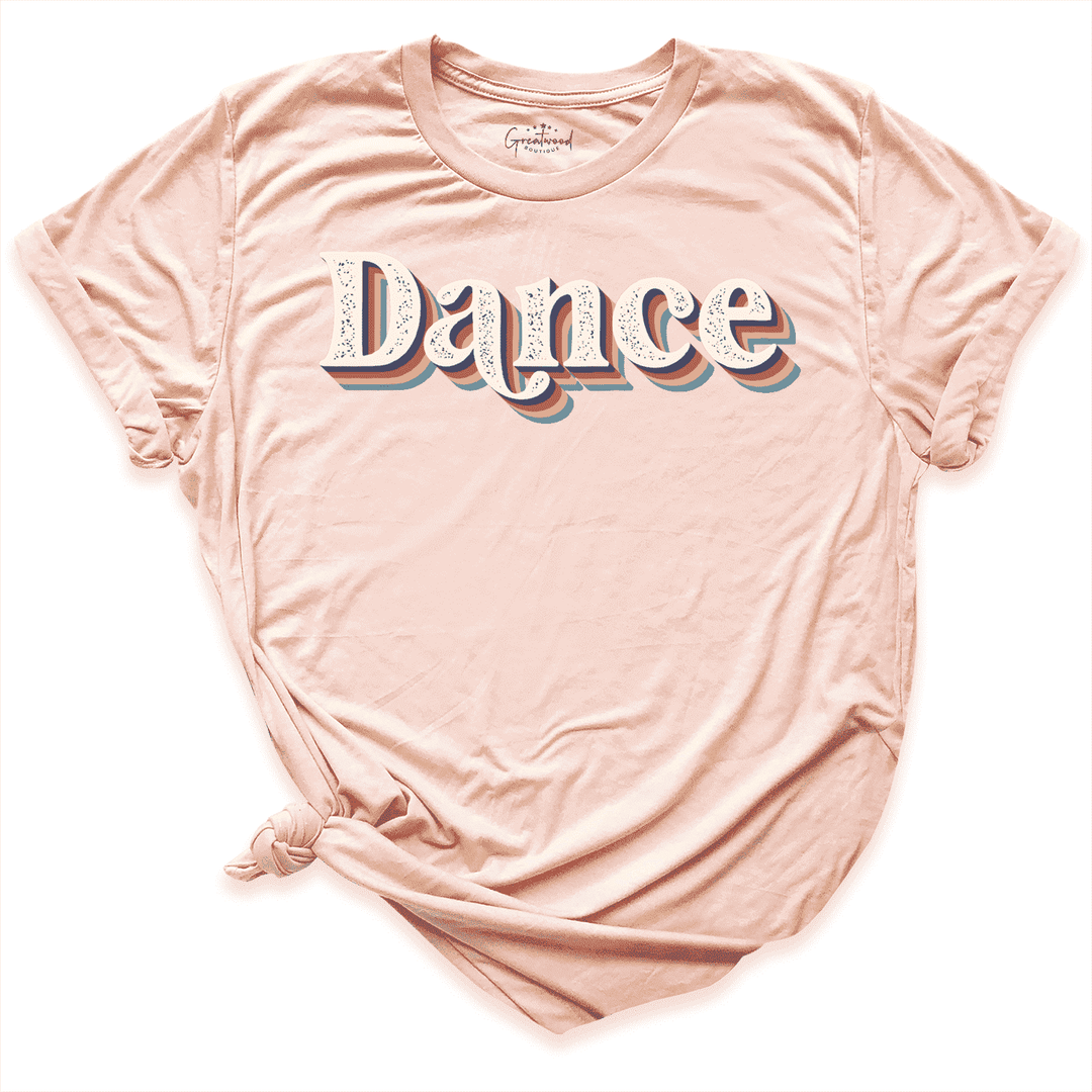 Dance Shirt Peach - Greatwood Boutique