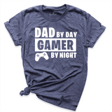 Dad By Day Gamer By Night Shirt Navy - Greatwood Boutique