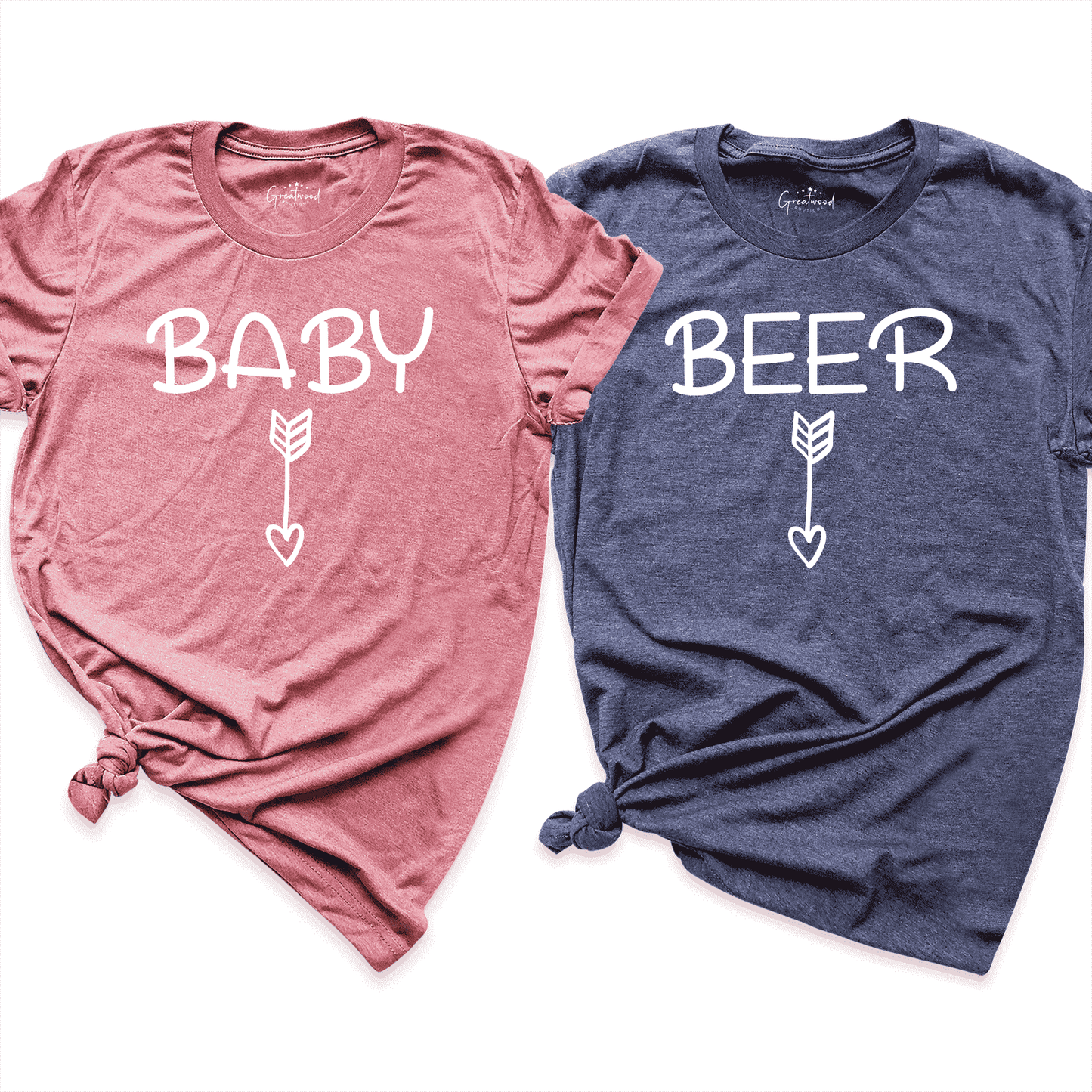 Baby Beer Shirt Mauve - Greatwood Boutique