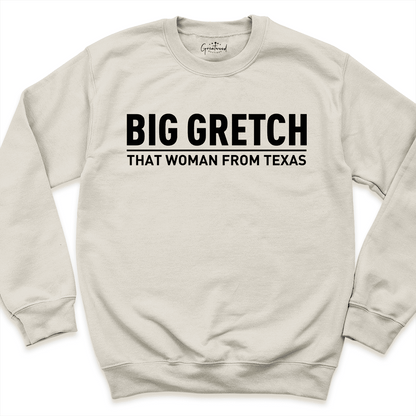 Big Gretch Woman Sweatshirt Sand - Greatwood Boutique