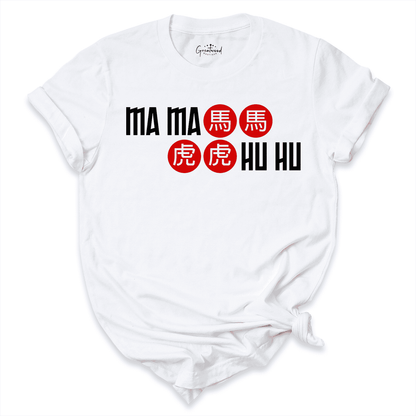 Ma Ma Hu Hu Shirt White - Greatwood Boutique