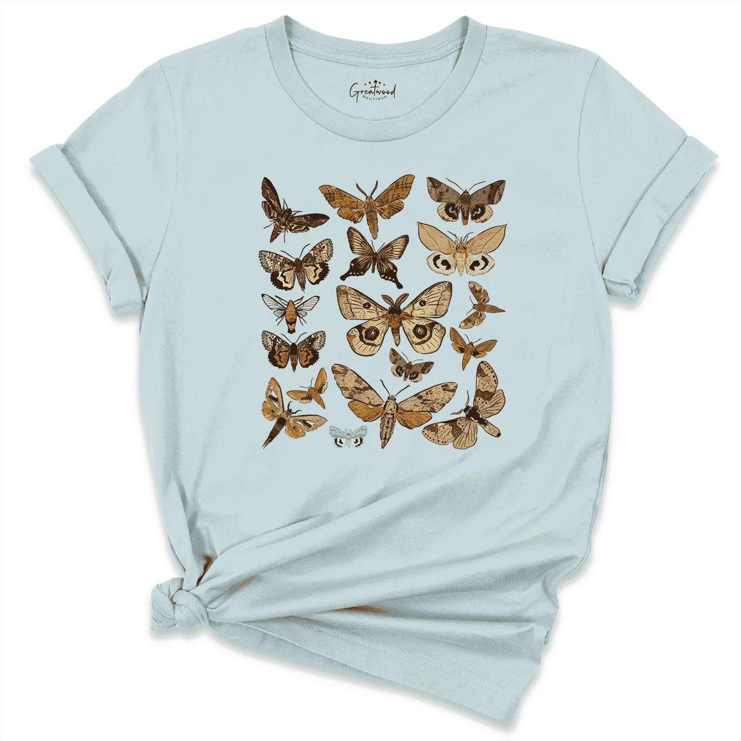 Moth Shirt Blue - Greatwood Boutique