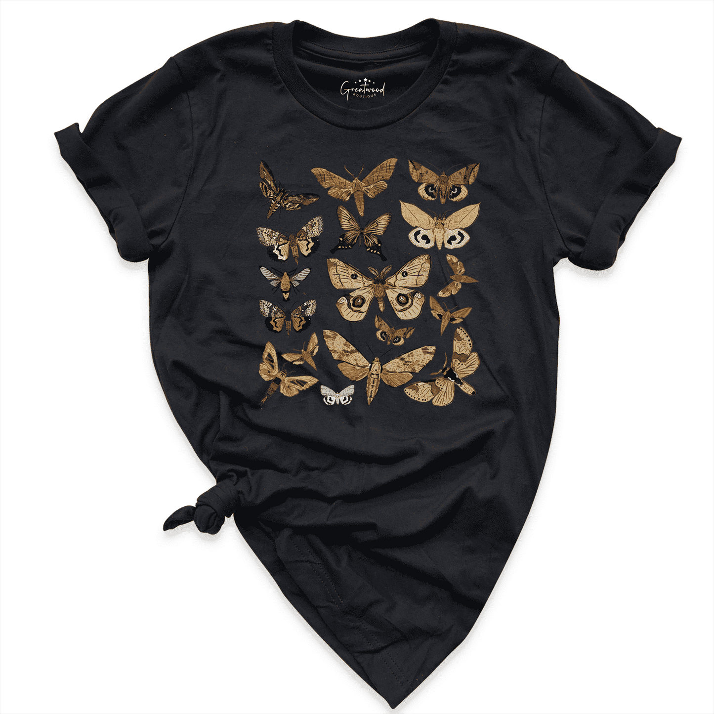 Moth Shirt Black - Greatwood Boutique