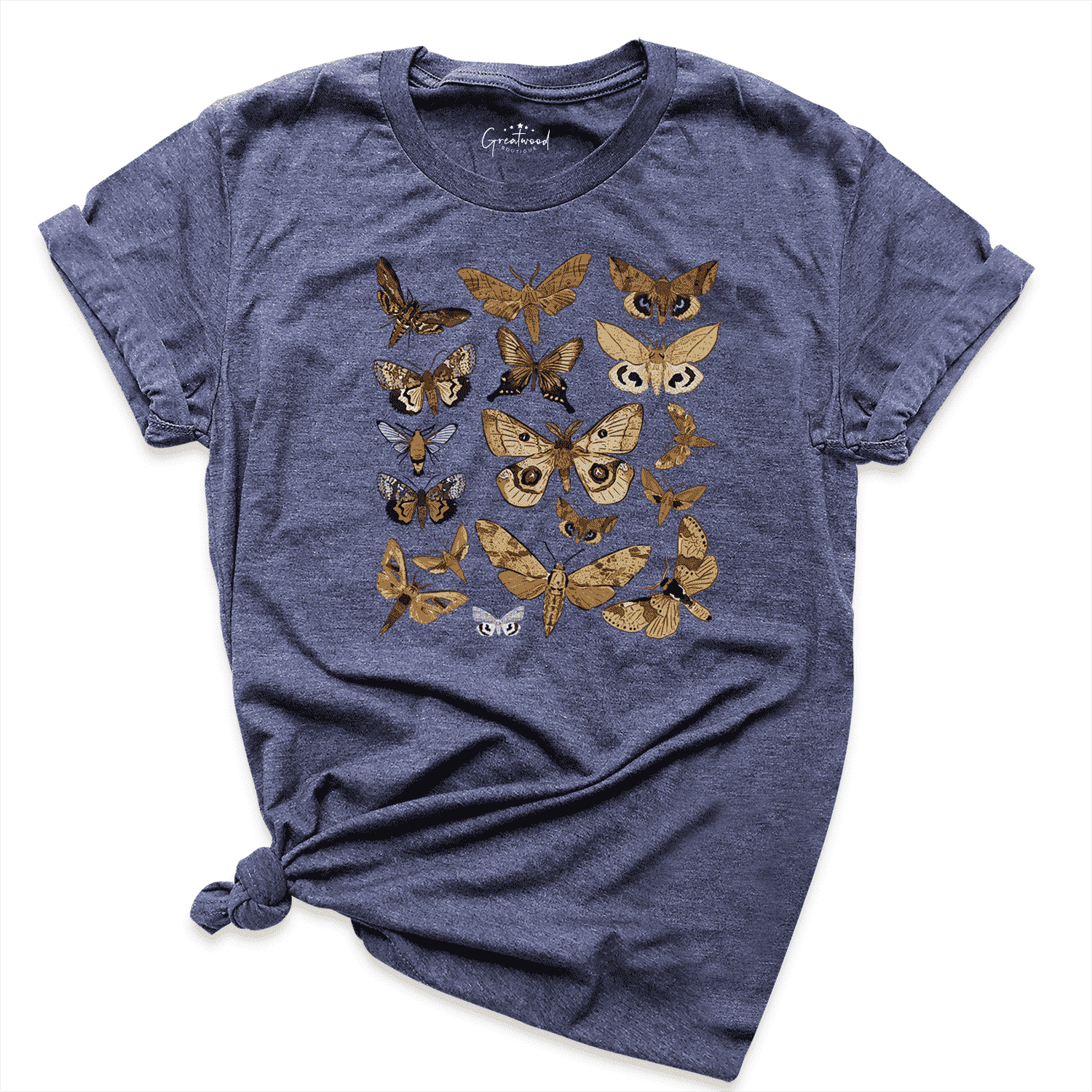 Moth Shirt Navy - Greatwood Boutique