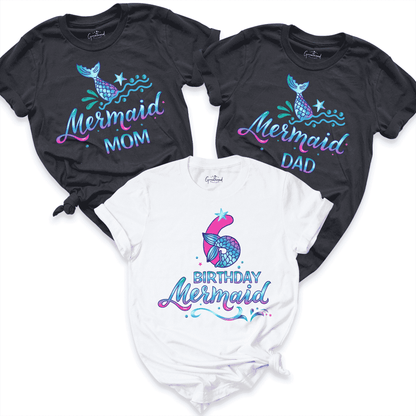 mermaid birthday girl shirt 1- Greatwood Boutique