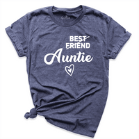 Best Friend Aunt Shirt Navy - Greatwood Boutique