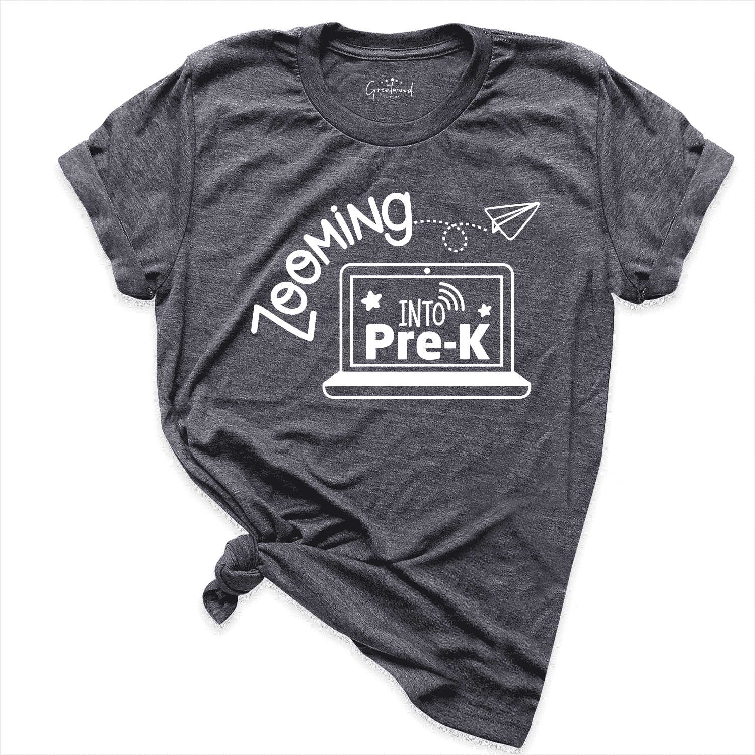 Zooming Into Pre-K Shirt d.grey - Greatwood Boutique