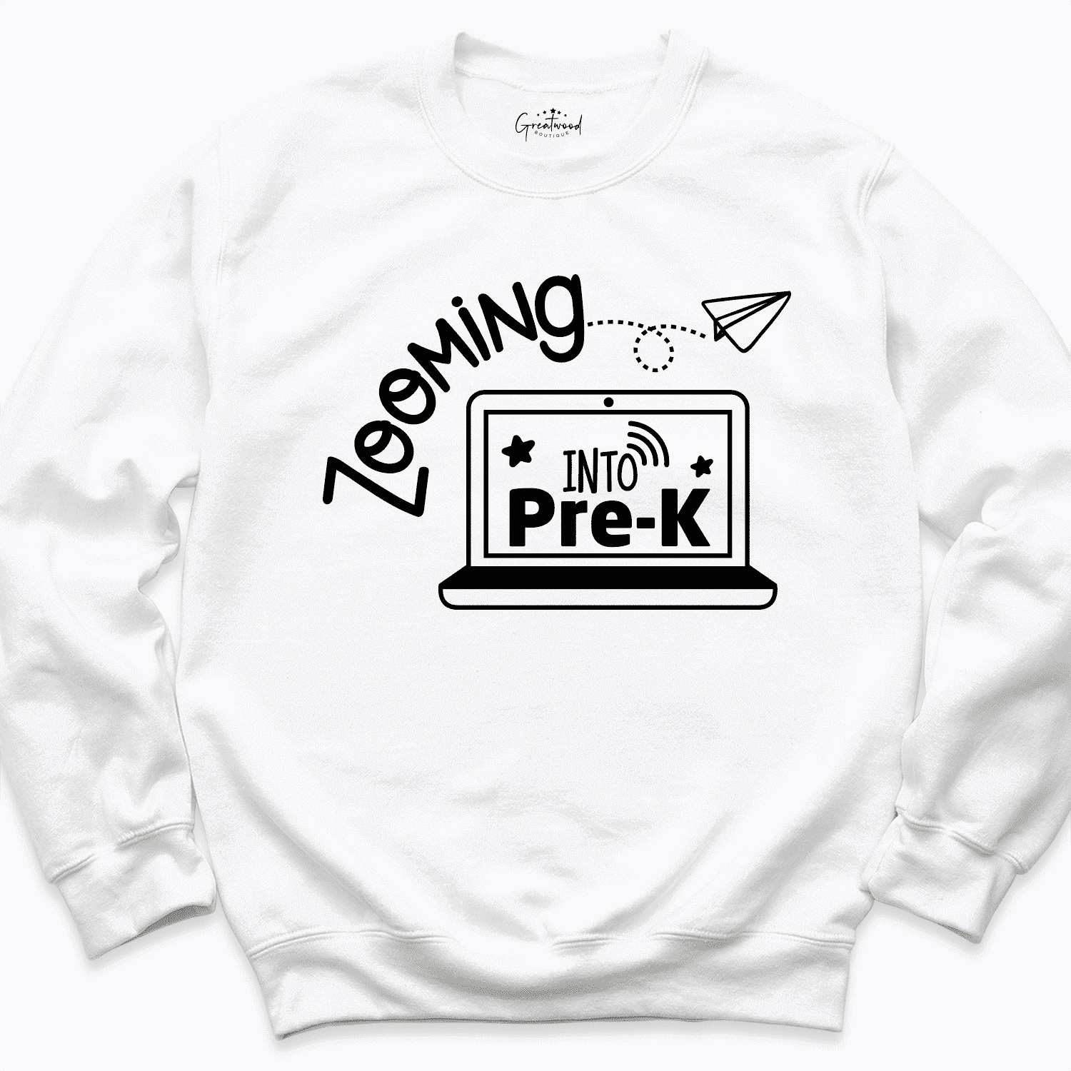 Zooming Into Pre-K Shirt white - Greatwood Boutique