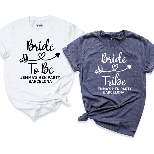 Bride Tribe Shirt Navy - Greatwood Boutique