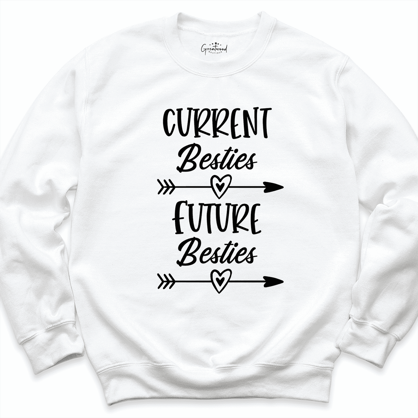 Future Besties Sweatshirt White - Greatwood Boutique