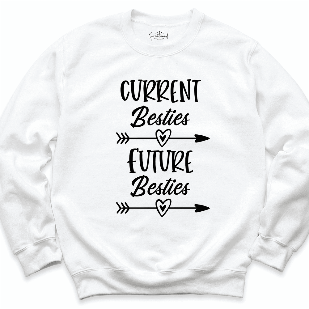Future Besties Sweatshirt White - Greatwood Boutique