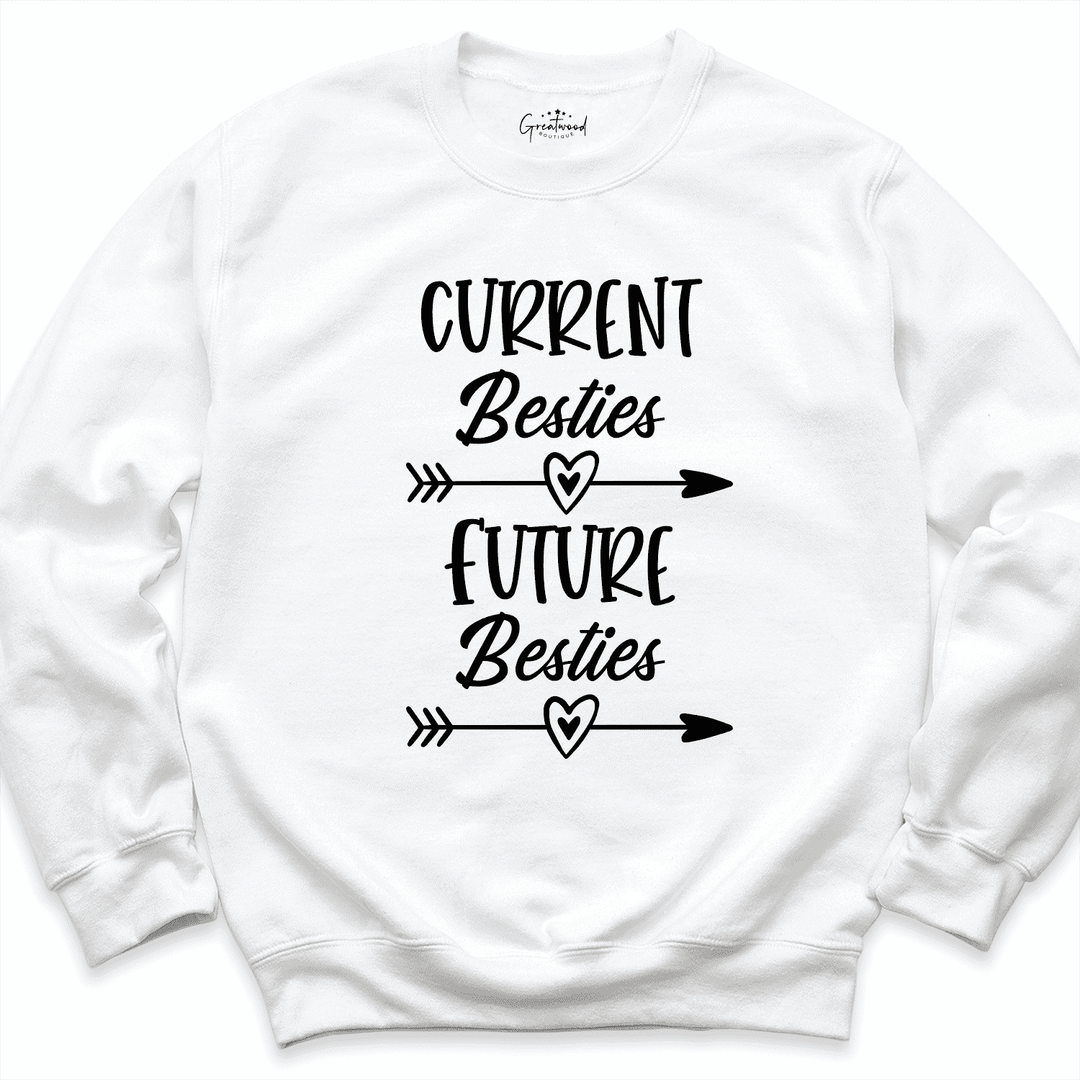 Future Besties Sweatshirt White - Greatwood Boutique