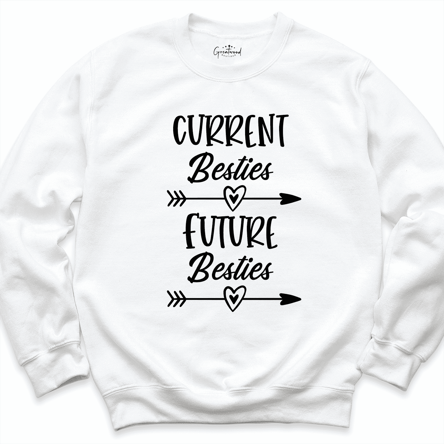 Future Besties Sweatshirt White - Greatwood Boutique