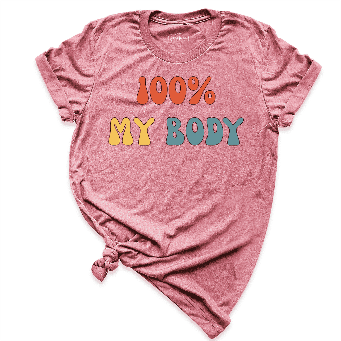 100% My Body Shirt Mauve - Greatwood Boutique