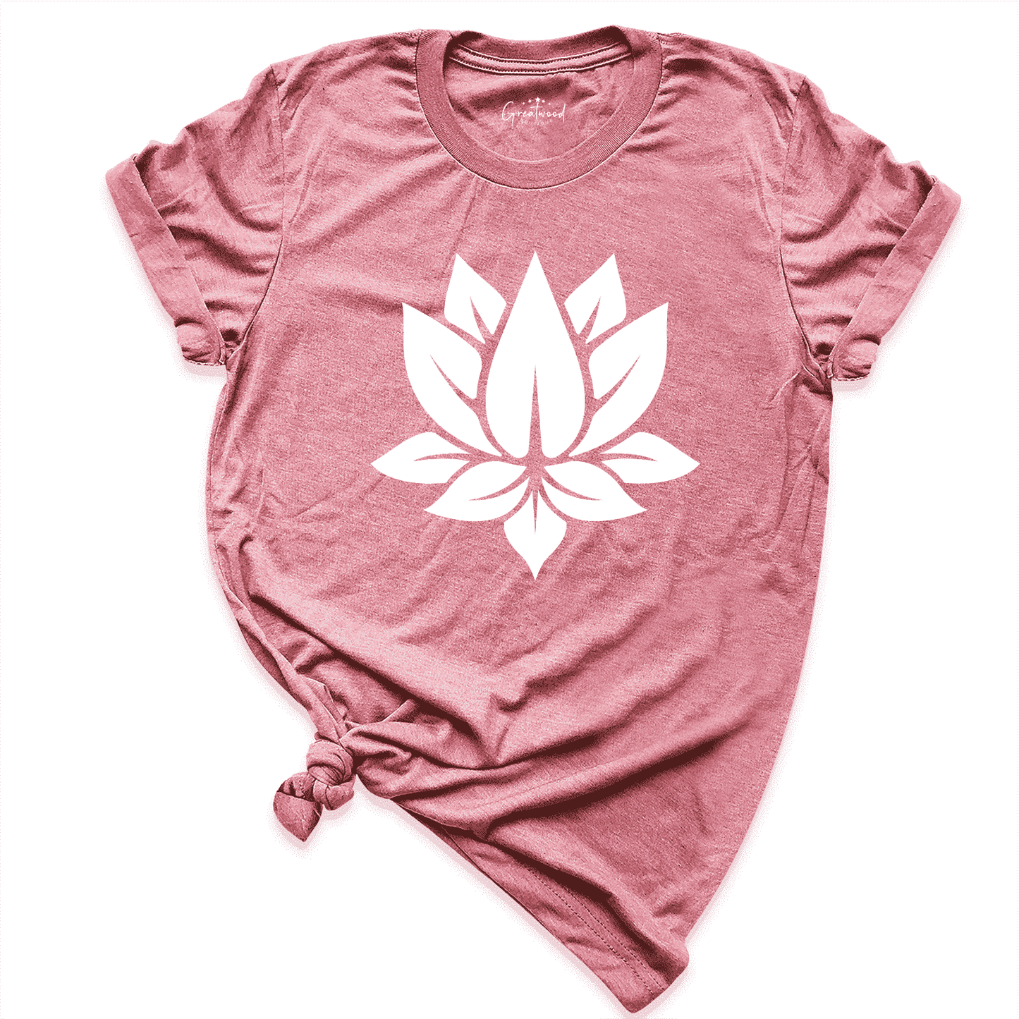 Lotus Flower Shirt Mauve - Greatwood Boutique
