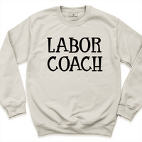 Labor Coach Sweatshirt White - Greatwood Boutique