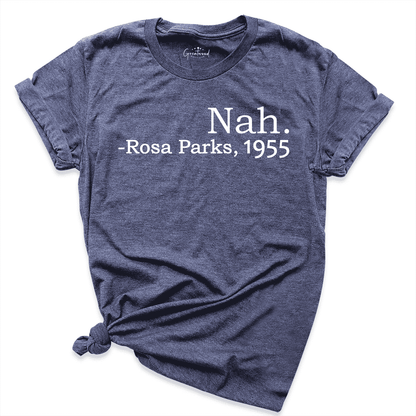 Nah Rosa Parks 1955 Shirt Navy - Greatwood Boutique